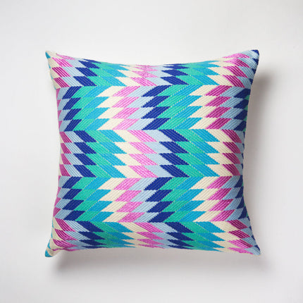 Almolonga Diamond Pillow - Blue Multi