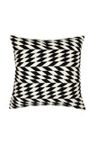 Made to order: Almolonga Diamond Pillow - Black and Natural White