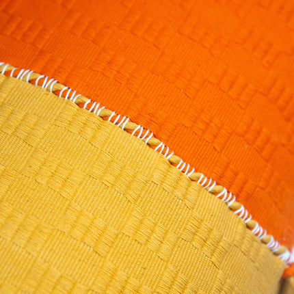Antigua Pillow - Tangerine Colorblocked