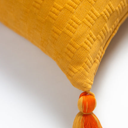Antigua Pillow - Tangerine Colorblocked
