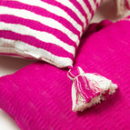 FUCHSIA STRIPE - 18x18 - Made to order