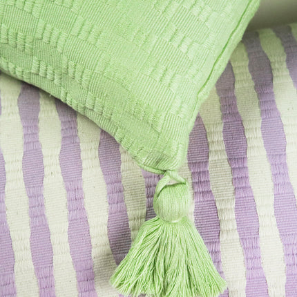 Antigua Pillow - Light Pistachio Solid