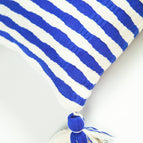 BLUE STRIPE - 18x18 - Made to order