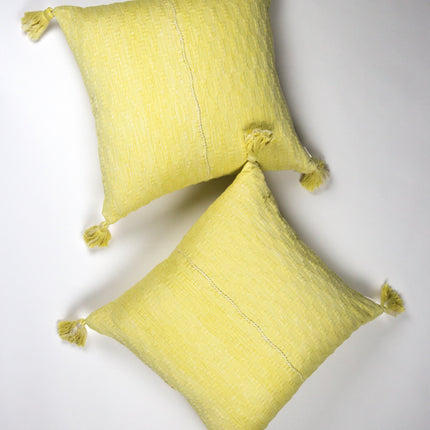 Antigua Pillow - Naturally Dyed Yellow