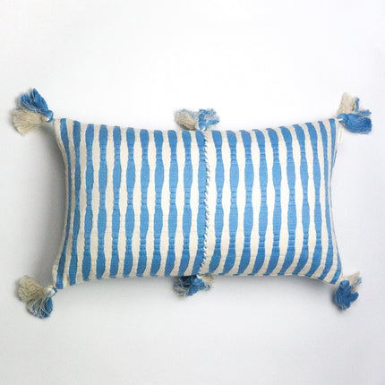 Antigua Pillow - Sky Blue Solid