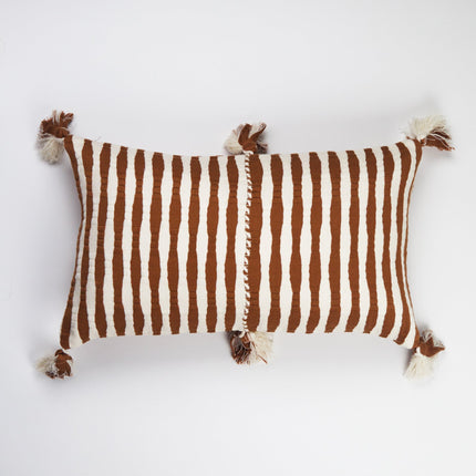 Antigua Pillow - Umber Brown