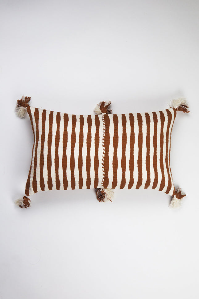 Antigua Pillow - Umber Brown