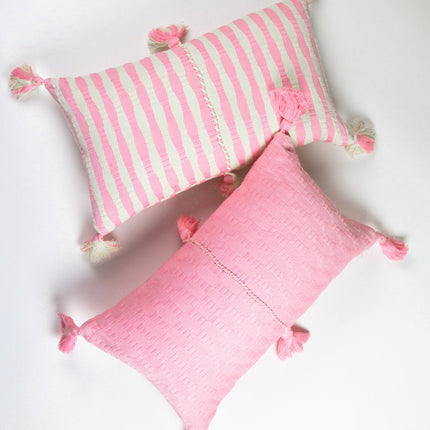 Antigua Pillow - Baby Pink