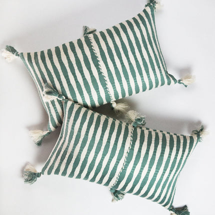 Antigua Pillow - Dusty Green
