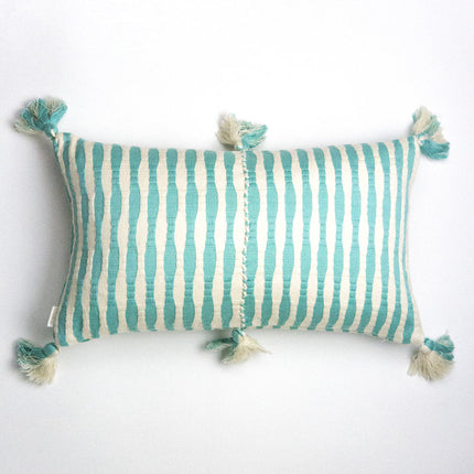 Antigua Pillow - Faded Aqua