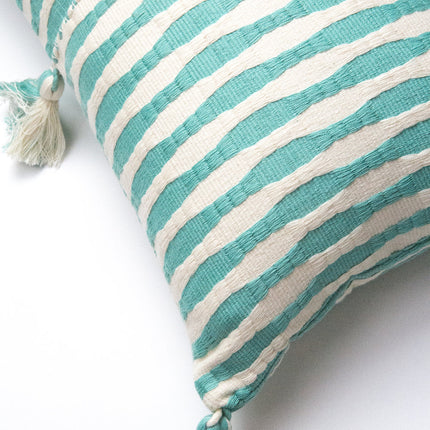Antigua Pillow - Faded Aqua