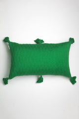 Antigua Pillow - Grass Green Stripe