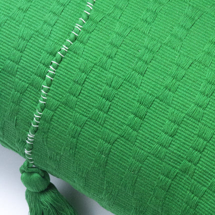 Antigua Pillow - Grass Green Stripe