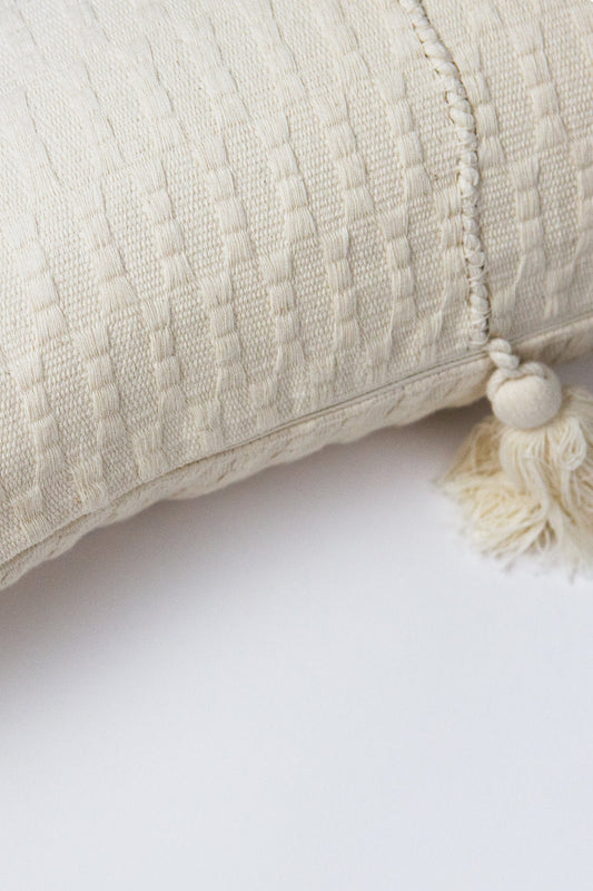 Antigua Pillow - Natural White