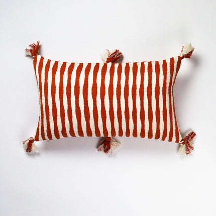 Antigua Pillow - Tomato Red