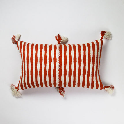 Antigua Pillow - Tomato Red
