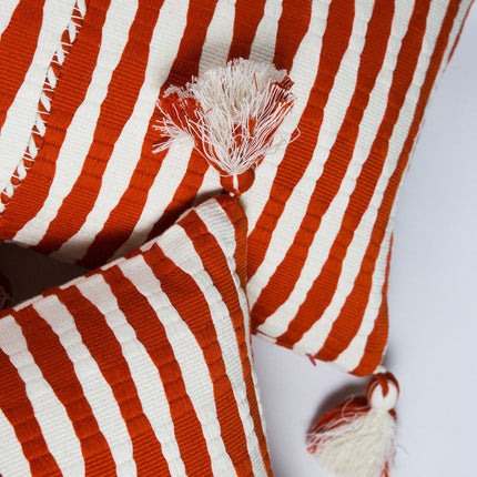 Antigua Pillow - Tomato Red