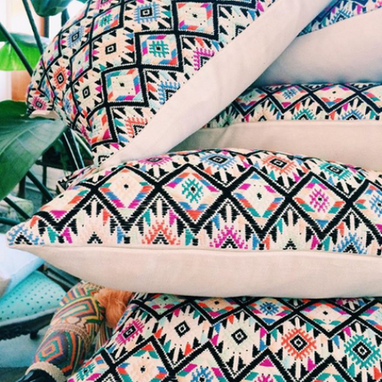 Nahuala II Pillow - Mint