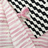 Almolonga Zig Zag Pillow - Black and White