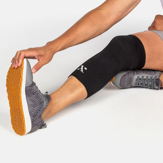 Nufabrx Pain Relieving Knee Compression Sleeve for Men and Women Knee Brace for