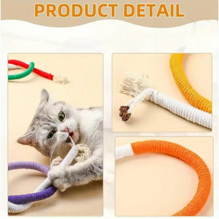 WhiskerPlay Chew Rope Toy Set | Durable Braided Rope Toys for Dogs — Teething & Interactive Play