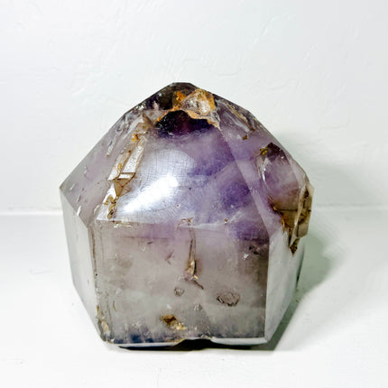 Large Raw Amethyst Prism: Lavender Crystal Display Piece (13.2LB)