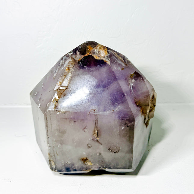 Large Raw Amethyst Prism: Lavender Crystal Display Piece (13.2LB)
