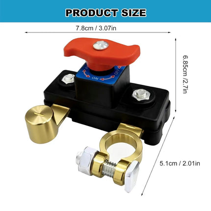 PowerSafe Battery Cut Switch | Vehicle Battery Disconnect for Cars, Boats & RVs