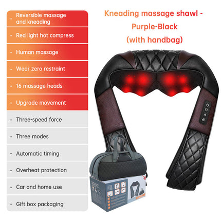 SKG Cervical Spine Massage Shawl | Electric Kneading Back & Waist Massager