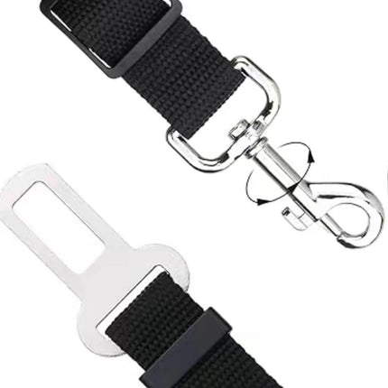 Dog Seat Belt Harness | Adjustable Nylon Safety Car Belt for Pets