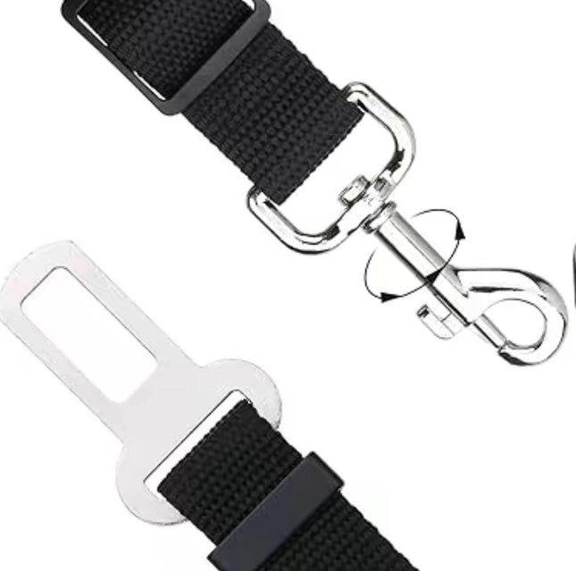 Dog Seat Belt Harness | Adjustable Nylon Safety Car Belt for Pets