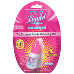 Liquid V for Women maximum strength stimulating gel for enhanced sensitivity and kadınlar için yoğun uyarıcı jel