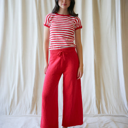 Round Trip Cotton Wide-Leg Pants
