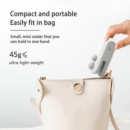 SealSync Mini Sealer | 2-in-1 USB Rechargeable Bag Sealer & Cutter