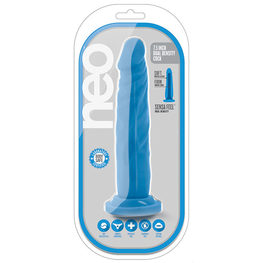 Neo Dual Density Cock-Neon Blue 7.5"