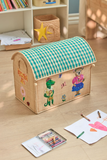 Raffia Storage Baskets with Nathalie Lété Theme - Set of 3