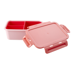 Large Square Lunchbox with 3 Inserts - Pink Print
