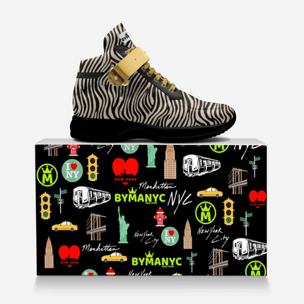 BYMANYC ® NYC Seaport Chic: Vegan Sneakers with Avant-Garde Edge