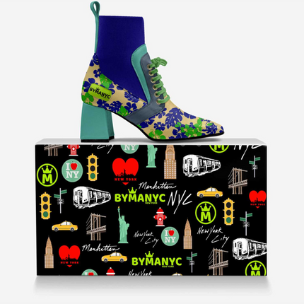 BYMANYC ® NYC Times Square Pulse: Vegan Women's Booties of Intense Luxury