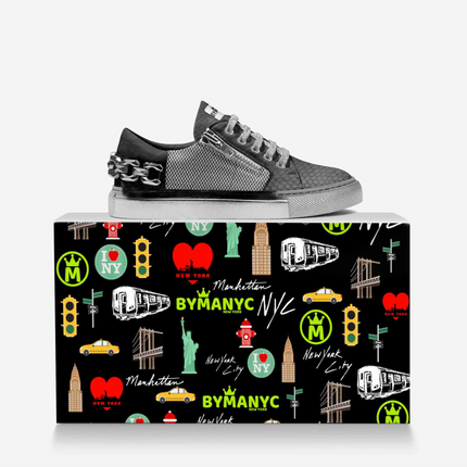 BYMANYC ® NYC Upper East Opulence: Timeless Vegan Luxury Sneakers