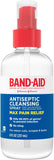 Band-Aid Brand Pain Relieving Antiseptic Cleansing Spray 8 fl oz bottle front view for minor wound care