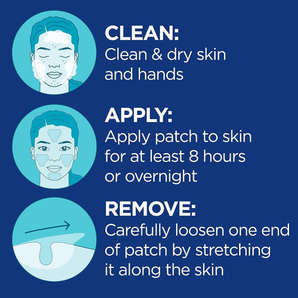 Band-Aid Hydro Seal Acne Patches – Absorbs Fluids & Heals