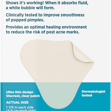 Band-Aid Hydro Seal Acne Patches – Absorbs Fluids & Heals