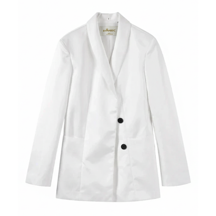 Black And White Women's Suit Jacket, Wall Street, BYMANYC New York.