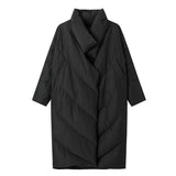 Black Down Coat For Women, SoHo, BYMANYC New York.