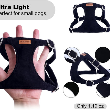 No Pull Puppy Harness, Leash & Collar Set — Soft, Escape-Proof, Adjustable