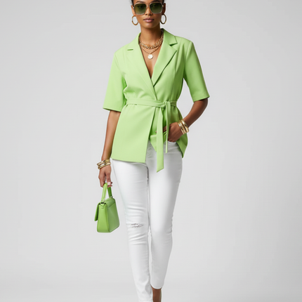 Blazer Tie-Waist, Chelsea | Women - BYMANYC ® New York
