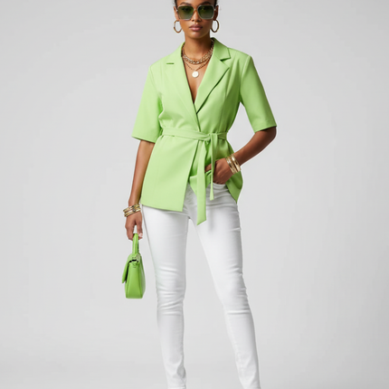 Blazer Tie-Waist, Chelsea | Women - BYMANYC ® New York