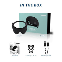 SERENITY Wireless Bluetooth 5.0 Sleep Mask with Headphones