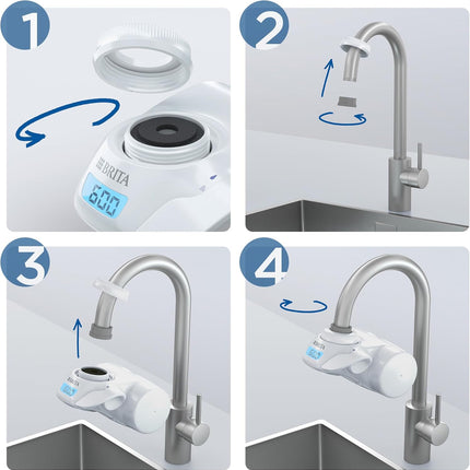 Brita ON TAP Pro V-MF Faucet Water Filter – 600L Capacity